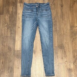 American Eagle Outfitters High Rise Jeggings, Size 6 Long, EUC🪴🪴